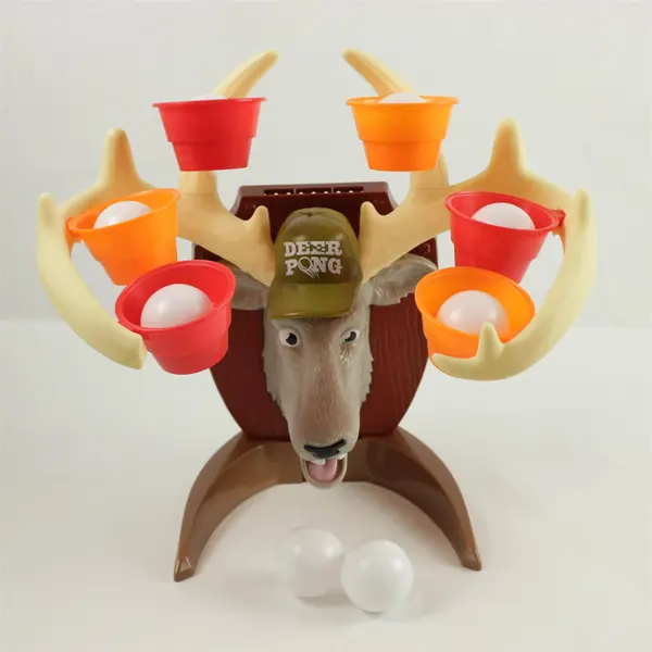Hasbro Deer Pong Talking Comical Deer Game Ages 8+ Missing Box & Instructions