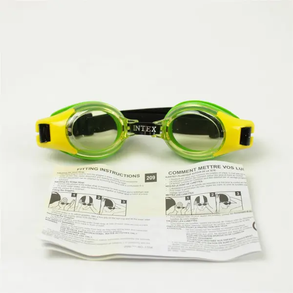 Intex Swimming Goggles Pre-Owned Lightweight Pool/Lake