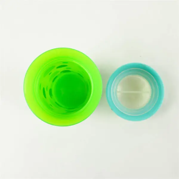 Sassy 9oz Kids Water Tumbler w/ Lid Blue Black & Green