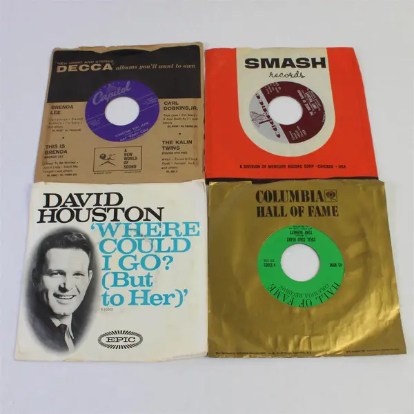 Lot of 52 Records 7" Vinyl DIY Upcycle Crafts Decor