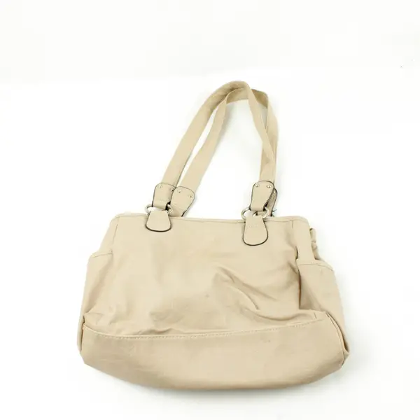 Rosetti Light Brown Multi-Pocket Shoulder Bag Dual Straps Zip-Top