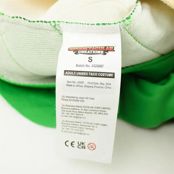 Spooktacular Creations Adult Deluxe Taco Costume Size S