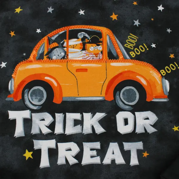 Lot of 2 Ghost Car Tote Bags Halloween Trick or Treat