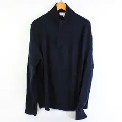 Goodfellow Navy Blue 1/4-Zip Sweater Men's Size XL