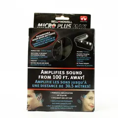 Bell & Howell Micro Plus Max Rechargeable Personal Sound Amplifier