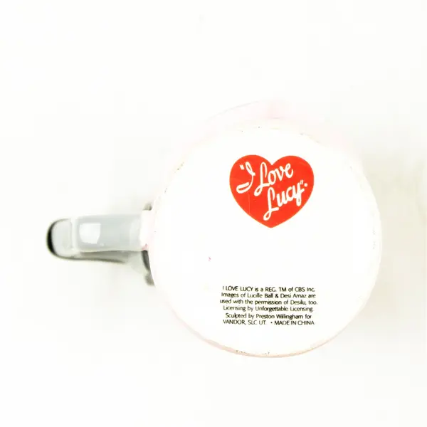 I Love Lucy Friends Forever 3D Pink Collectible Coffee Mug Lucy & Ethel