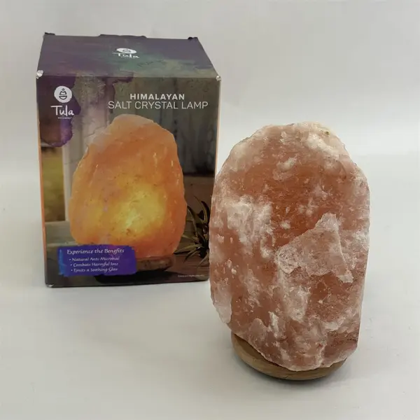 Tula Wellness Himalayan Salt Crystal Lamp Works