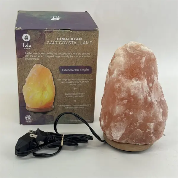 Tula Wellness Himalayan Salt Crystal Lamp Works