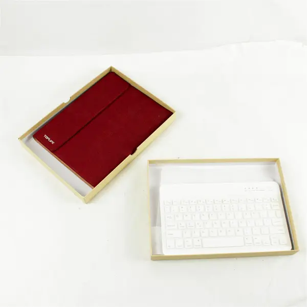 TopLife Red Keyboard Folio Case for Chromebook/Tablet with Keypad