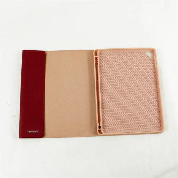 TopLife Red Keyboard Folio Case for Chromebook/Tablet with Keypad