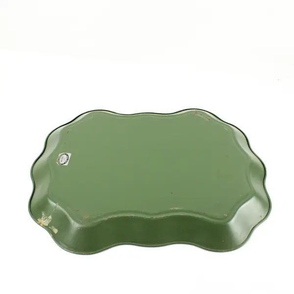 Vintage Nashco Hand-Painted Rectangular Fruit Serving Tray 16.5x14.25