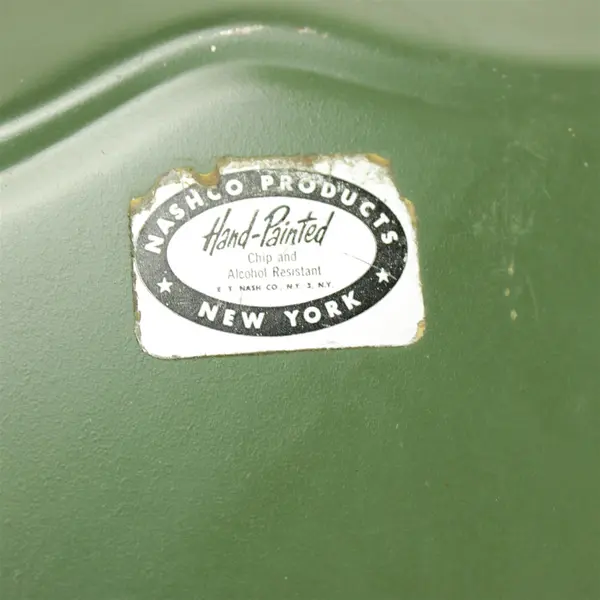 Vintage Nashco Hand-Painted Rectangular Fruit Serving Tray 16.5x14.25