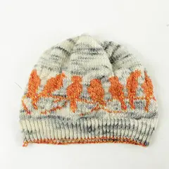 Children's Beige Ribbed Knit Beanie Hat Infant Toddler Soft Stretch