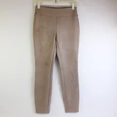 Tahari Beige Faux Suede Pull-On Slim Leg Pants Women's XS