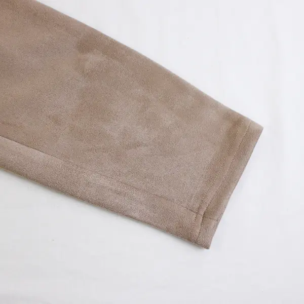 Tahari Beige Faux Suede Pull-On Slim Leg Pants Women's XS