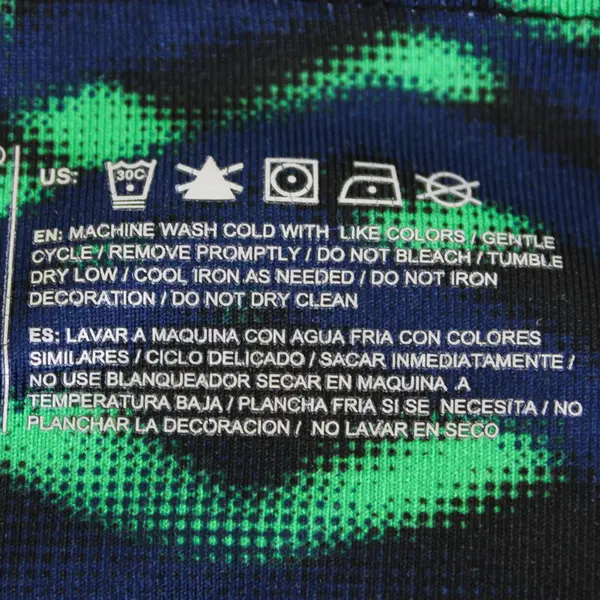 Head Blue Green Black Capri Leggings Women's XS