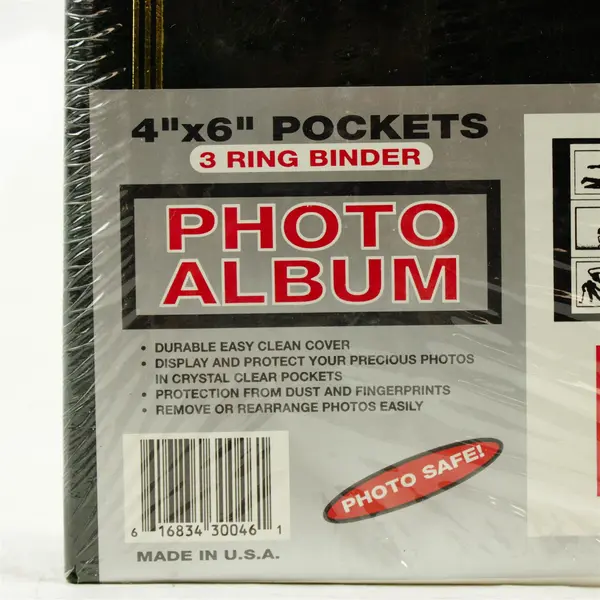 Hunter Green Leatherette Photo Album 300 Pockets for 4x6 Pictures 3 Ring Binder