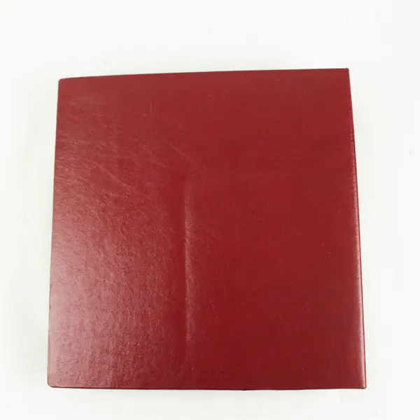 Burgundy 49-Page 3-Ring Photo Album Removable Pages 11.5x11x3in
