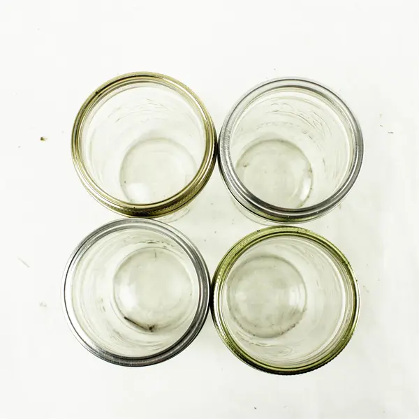 Lot of 4 Ball Wide Mouth 12 oz Mason Jars - Rings Only