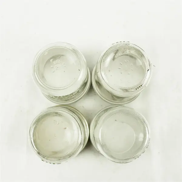 Lot of 4 Kerr Wide Mouth 12oz Mason Jars - Used, Rings Only