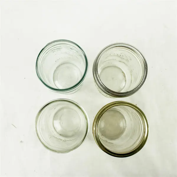 Lot of 4 Ball- Wide Mouth 12oz Mason Jars - Used, Rings Only