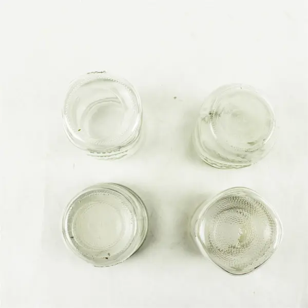 Lot of 4 Kerr Mason Jars Canning Jars 6in Used No Lids Some Rings