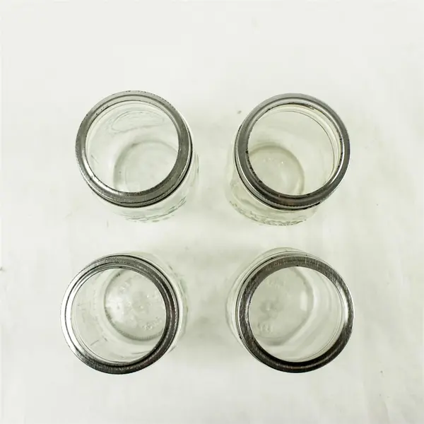 Mixed Lot of 4 Ball & Kerr Mason Jars Canning Storage Crafting