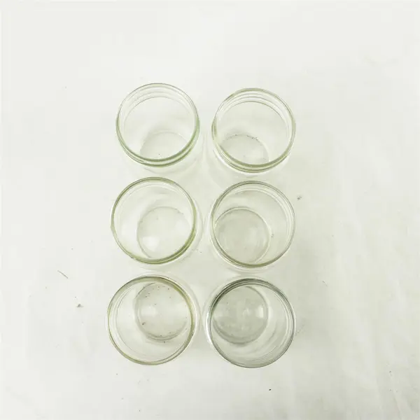 Lot of 6 Mason Jars Glass Canning Jars No Lids Used