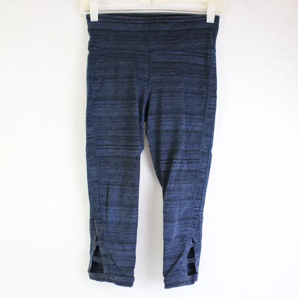 Xersion Blue Heather Capri Leggings Women's Size Small
