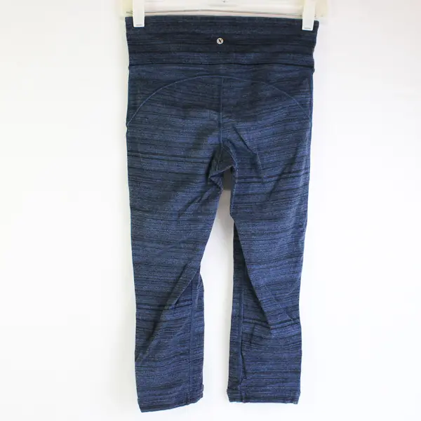 Xersion Blue Heather Capri Leggings Women's Size Small