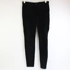 Simply Vera by Vera Wang Black Ribbed Pull-On Pants Women's Size Small