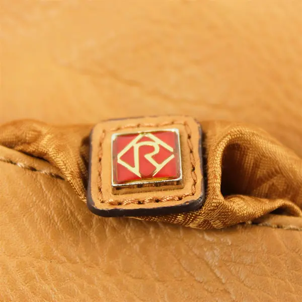 Brown Adjustable Shoulder Strap Zipper Purse Women's Handbag 11x9.5in