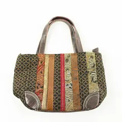 Relic Patchwork Fabric Small Handbag Purse