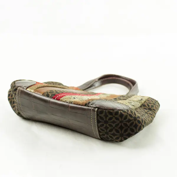 Relic Patchwork Fabric Small Handbag Purse