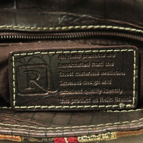 Relic Patchwork Fabric Small Handbag Purse