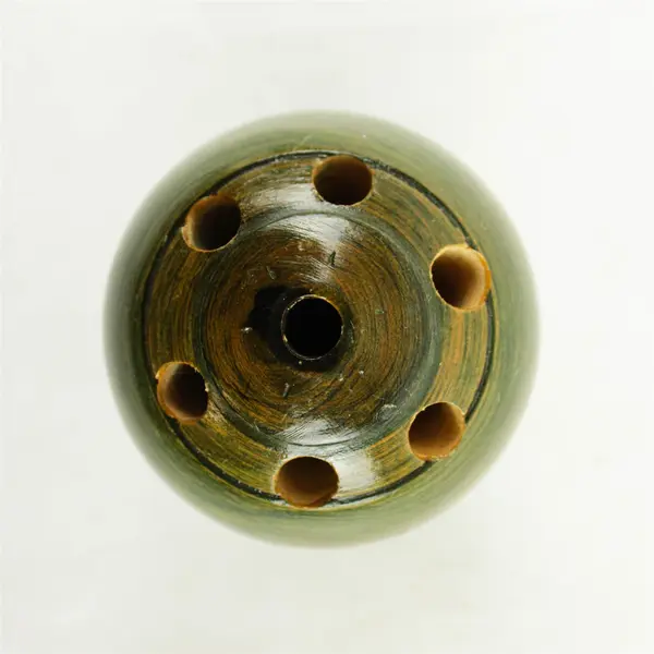 Vintage Cancun Souvenir Green Pencil Pen Holder Desk Organizer