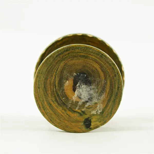 Vintage Cancun Souvenir Green Pencil Pen Holder Desk Organizer