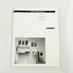 Bose Lifestyle 25 Owners Book Owner's Manual Guide