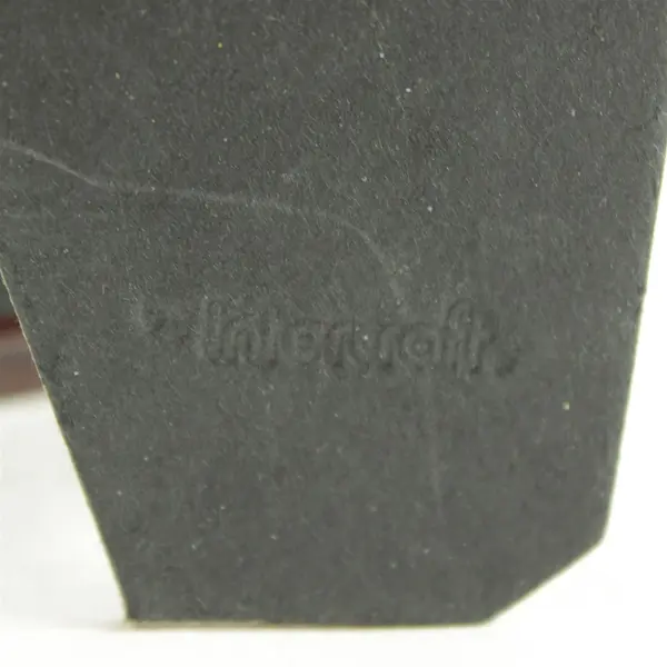 Intercraft 5x3 Brown Picture Frame w/ White Mat Desk Display - Used