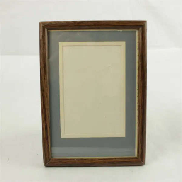 Intercraft Wood Picture Frame Blue Matte 5x3 Wall or Desk Display