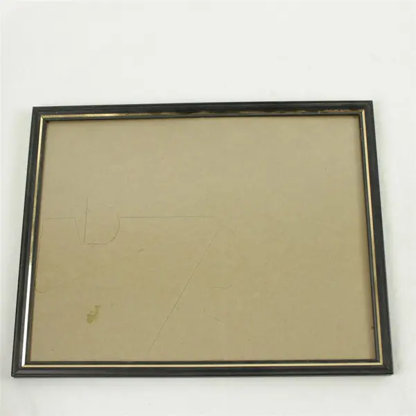 Set of 3 Black & Gold Picture Frames 13x10, 9x7.5, 6.5x4.25