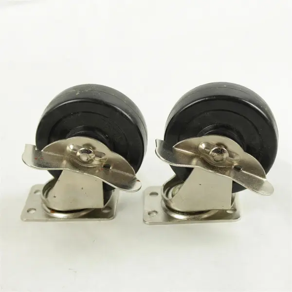 Lot of 6 Swivel Casters Wheels 5.25x10x4.5in Used