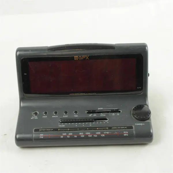 GPX Gran Prix AM/FM Alarm Clock Radio Used Untested