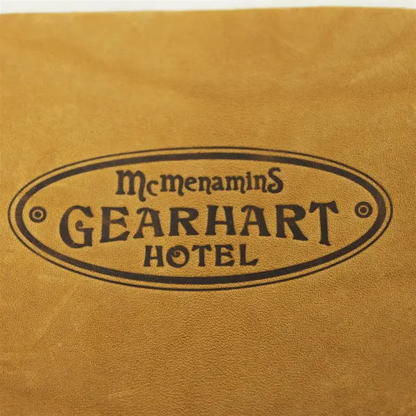 McMenamins Gearhart Hotel Oregon Coast OOWEE Leather Pint Koozie