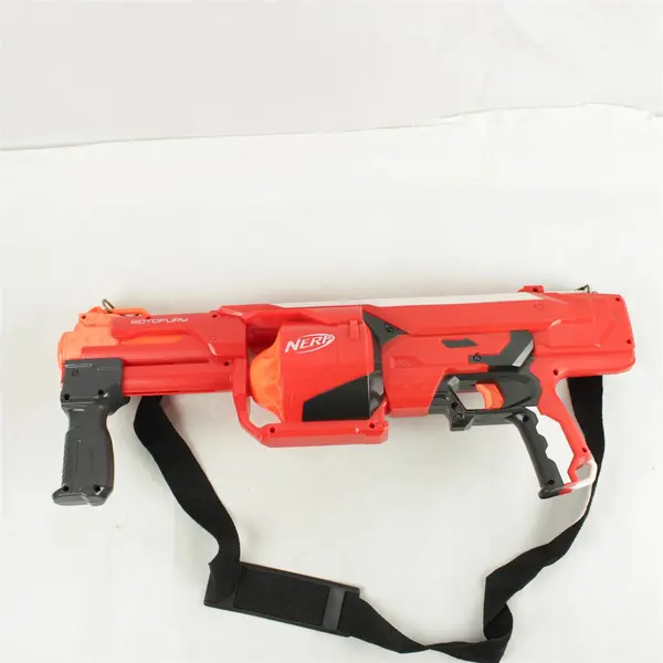 Nerf Red Mega Series RotoFury Dart Gun Blaster 2014 Tested Works