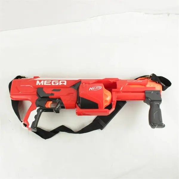 Nerf Red Mega Series RotoFury Dart Gun Blaster 2014 Tested Works
