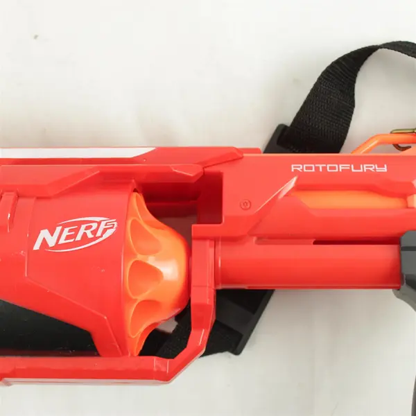 Nerf Red Mega Series RotoFury Dart Gun Blaster 2014 Tested Works