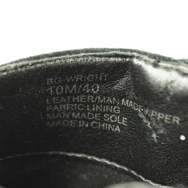 BCBG Black Zippered High Heel Booties Women's Size 10M