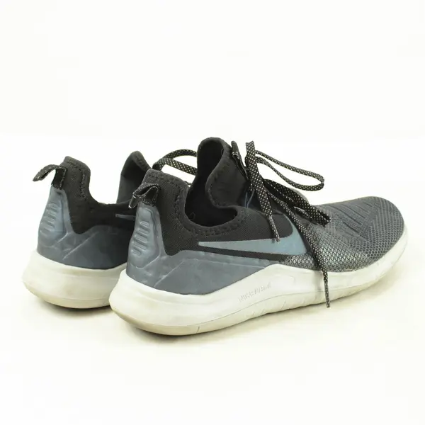 Nike Free Slip-On Women's 10 Black/Blue Swoosh Athletic Shoes