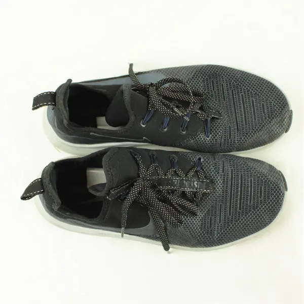 Nike Free Slip-On Women's 10 Black/Blue Swoosh Athletic Shoes